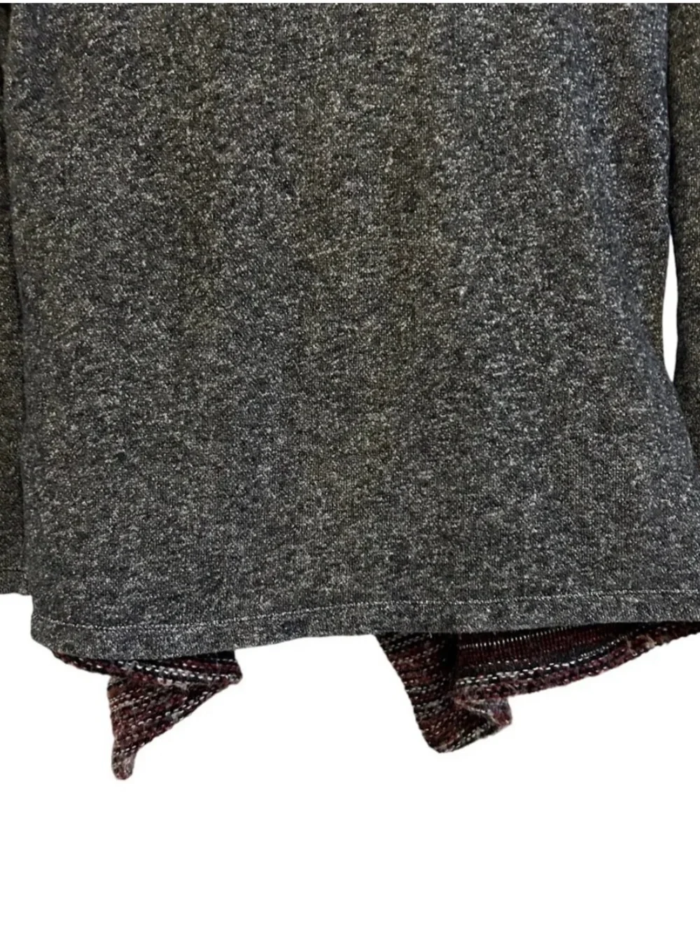 LUCKY BRAND Long Sleeve Brushed Knit Wool Blend Sweater Cardigan M